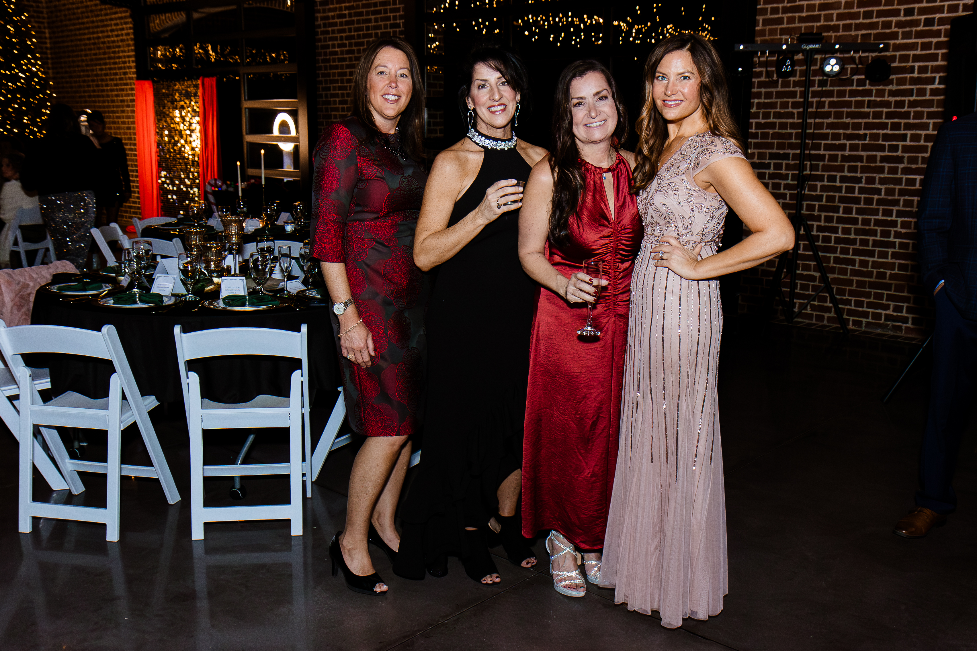 Guests Enjoying Christmas Gala 2025